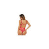 Ensemble 2 pièces dentelle rouge 